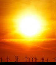 Wind Farm - Sunset